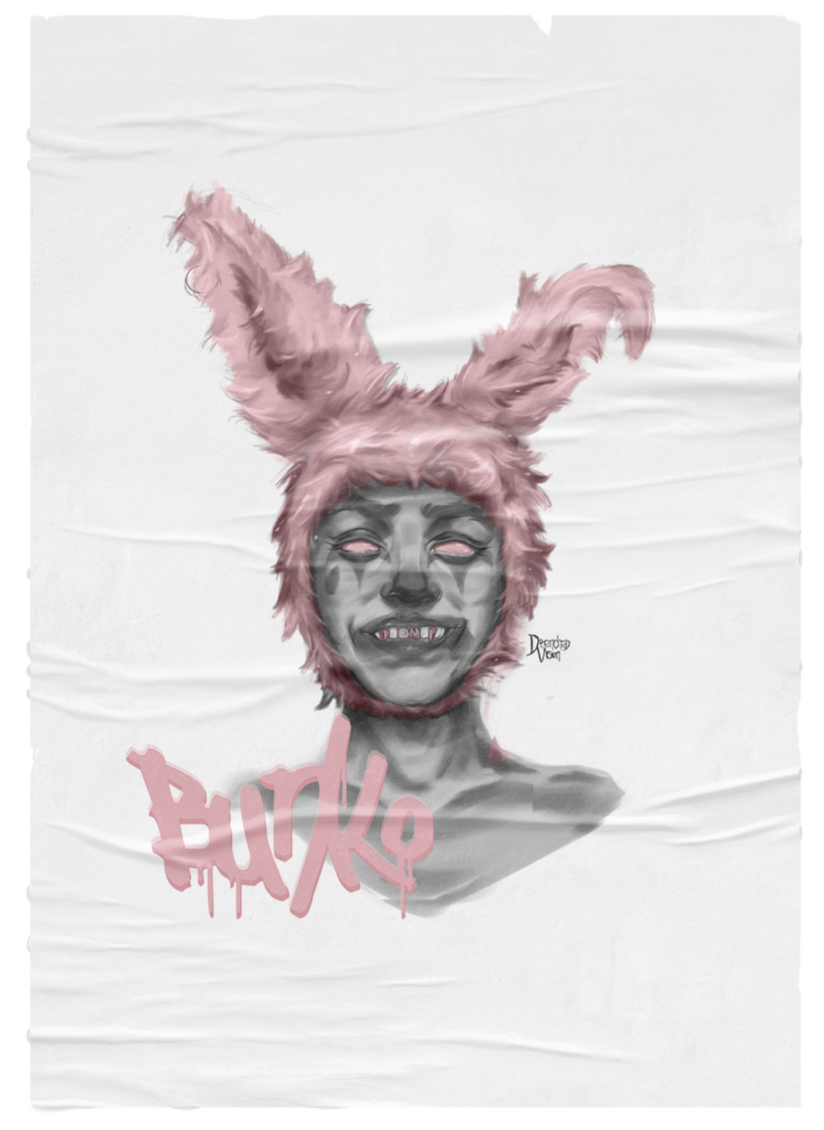 Bunko Portrait Teaser Bunko mysterious, messy, magnetic.